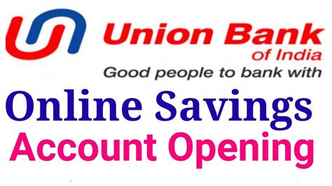 union bank online savings account opening